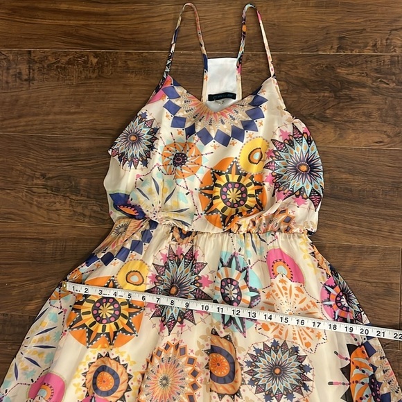 Cals Maxi Lightweight Sheer Flowy Dress , Sz. S. - Picture 9 of 13